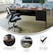 Flash Furniture 30 in D X Walnut, 70 in W X GC-M-BLK-180-WLN-GG - alternate 9